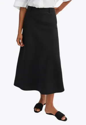 Emina Linen Midi Skirt
