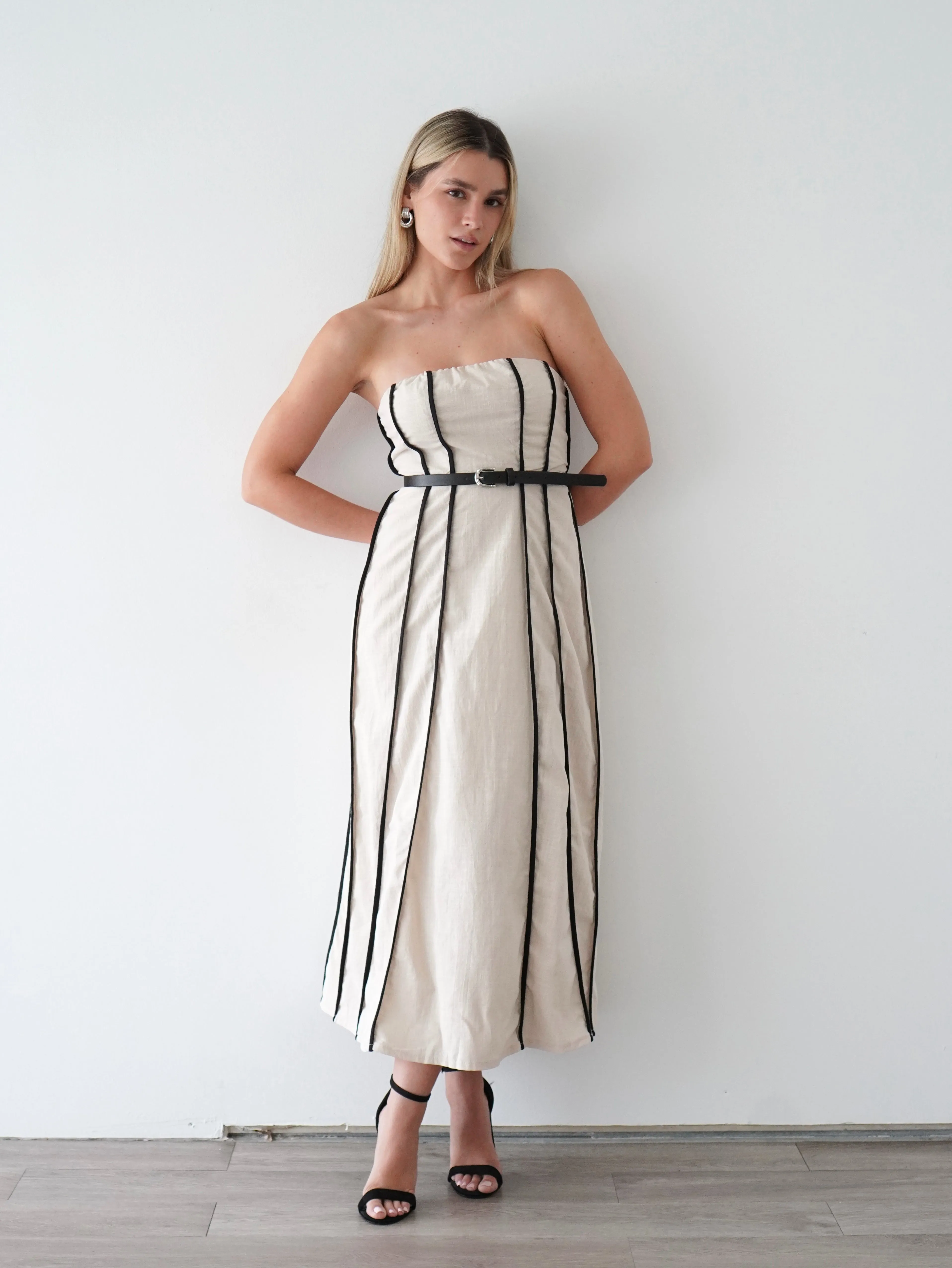 Emma A-Line Midi Dress