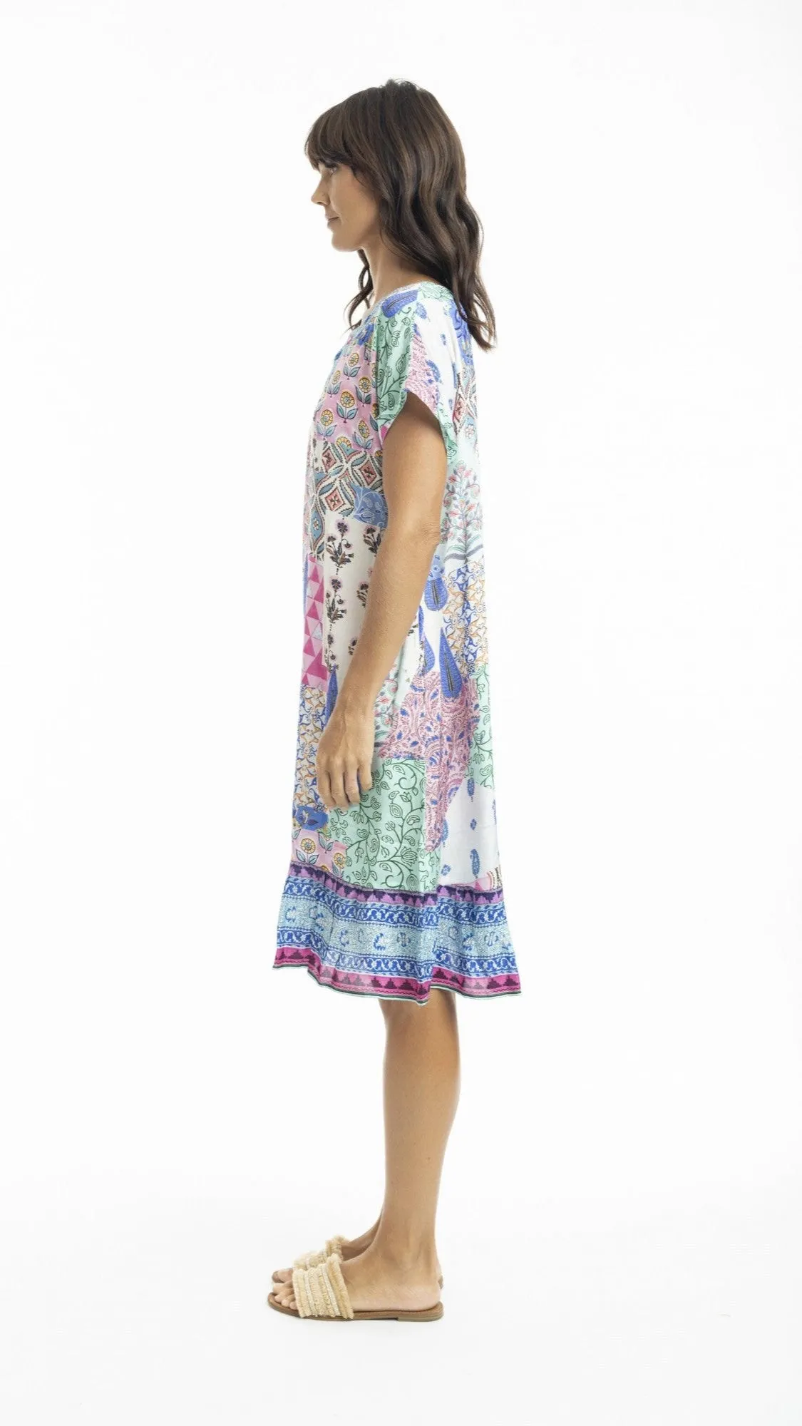 Emma Shift Dress Short Sleeve