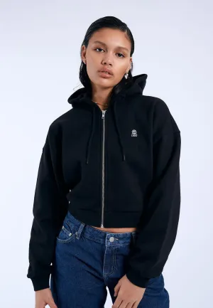 Ethel Zip Hoodie - Black DD Global