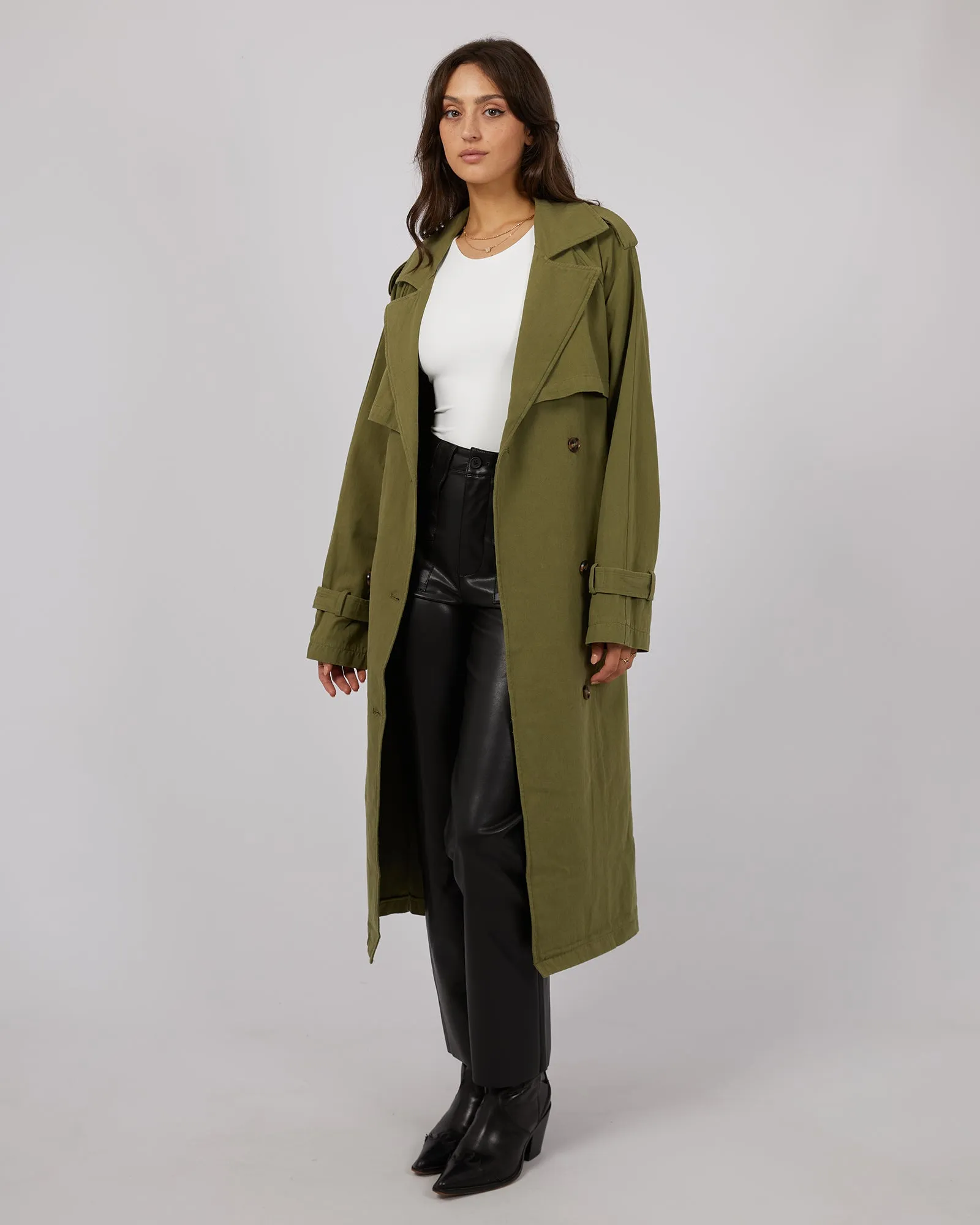 Eve Trench Coat Khaki