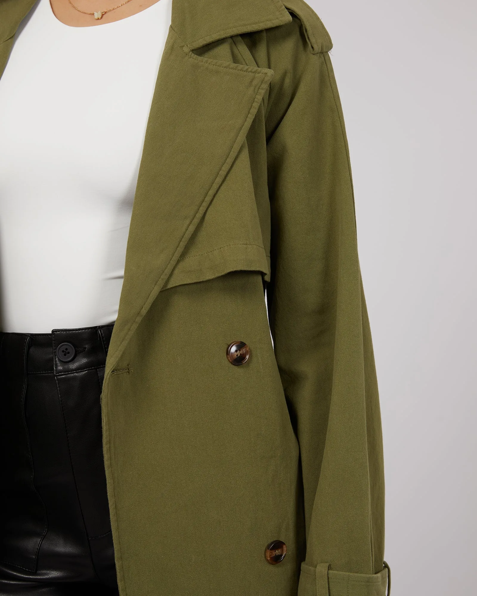 Eve Trench Coat Khaki