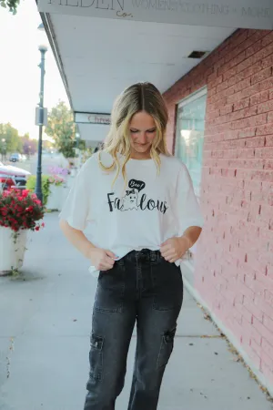Fa"boo"lous Crop Top - Final Sale