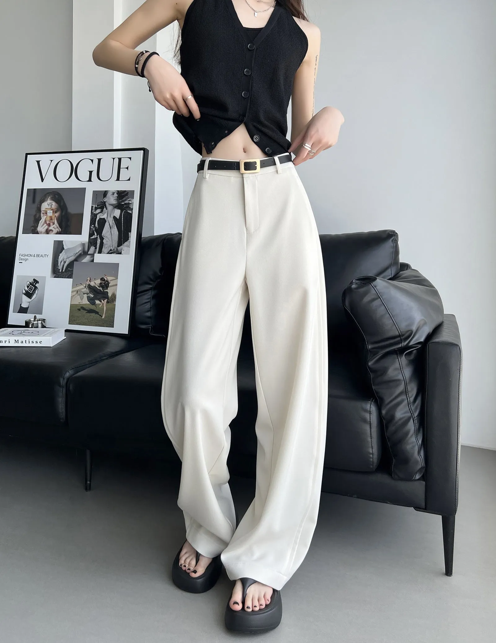 Fashionable and Breezy Casual Women's Straight Leg Pants for Everyday Wear
