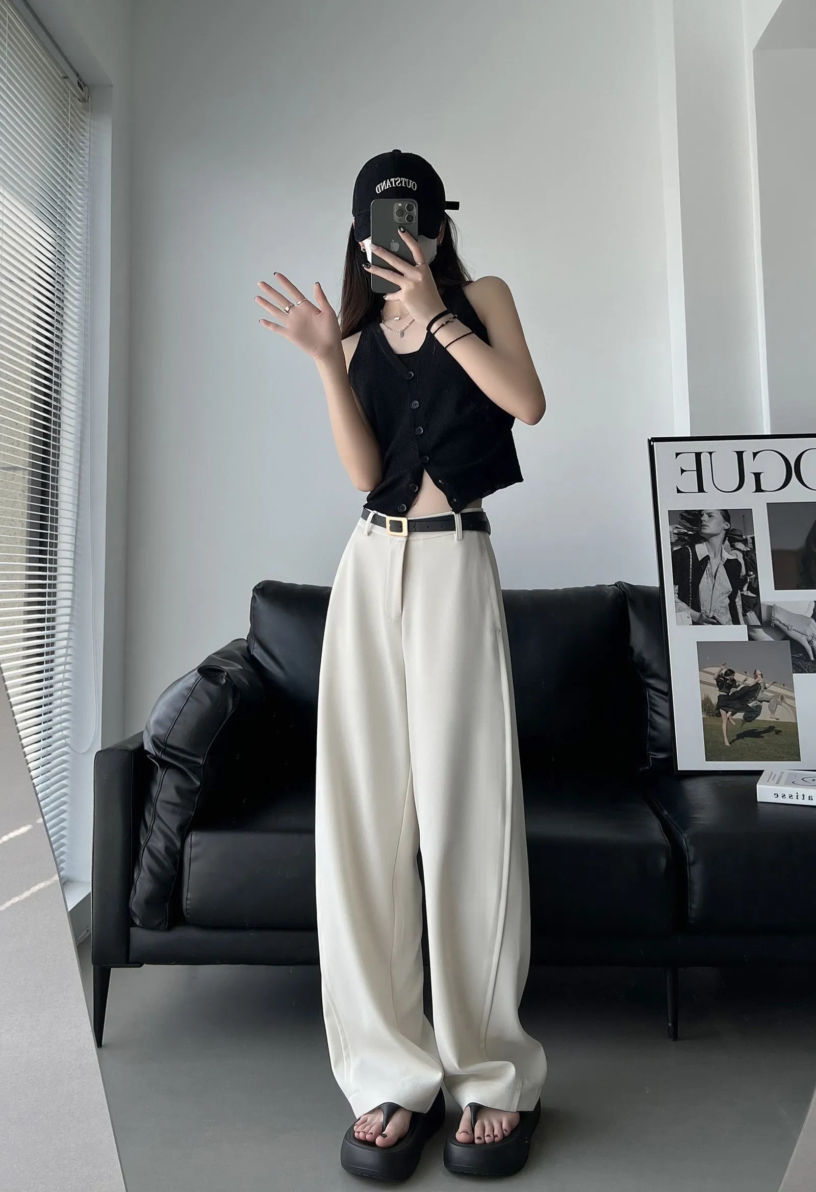 Fashionable and Breezy Casual Women's Straight Leg Pants for Everyday Wear