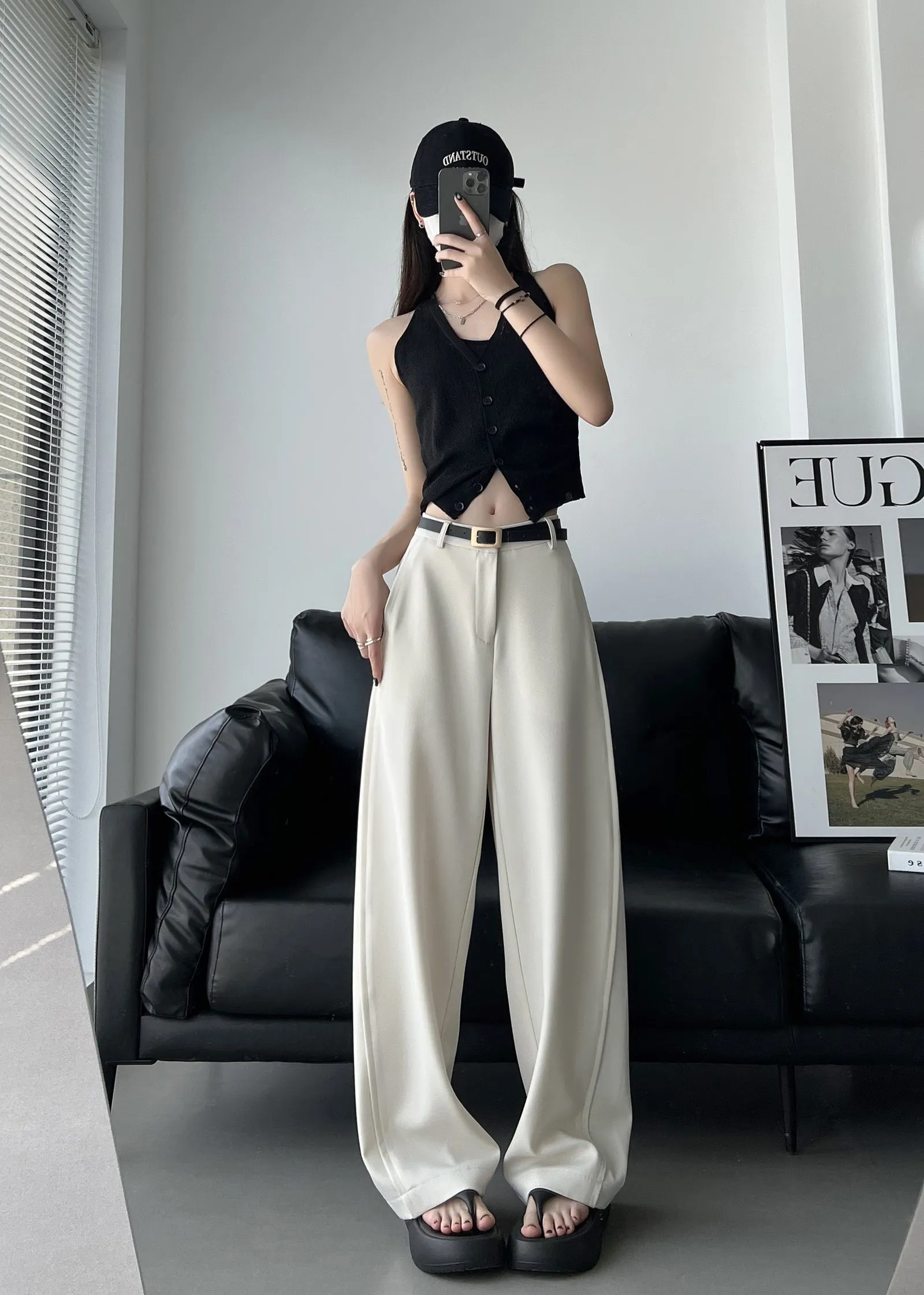 Fashionable and Breezy Casual Women's Straight Leg Pants for Everyday Wear
