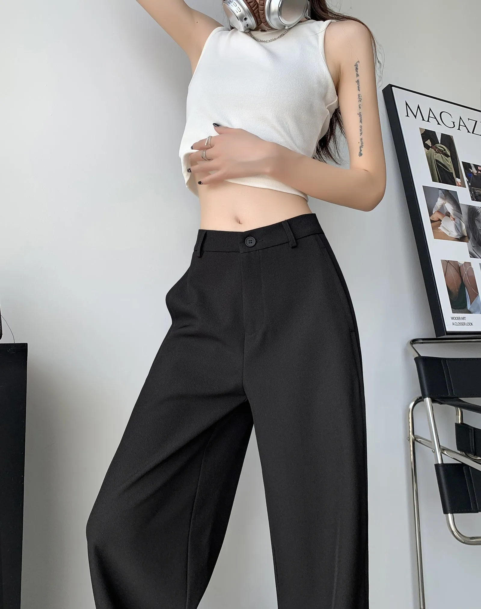 Fashionable and Breezy Casual Women's Straight Leg Pants for Everyday Wear