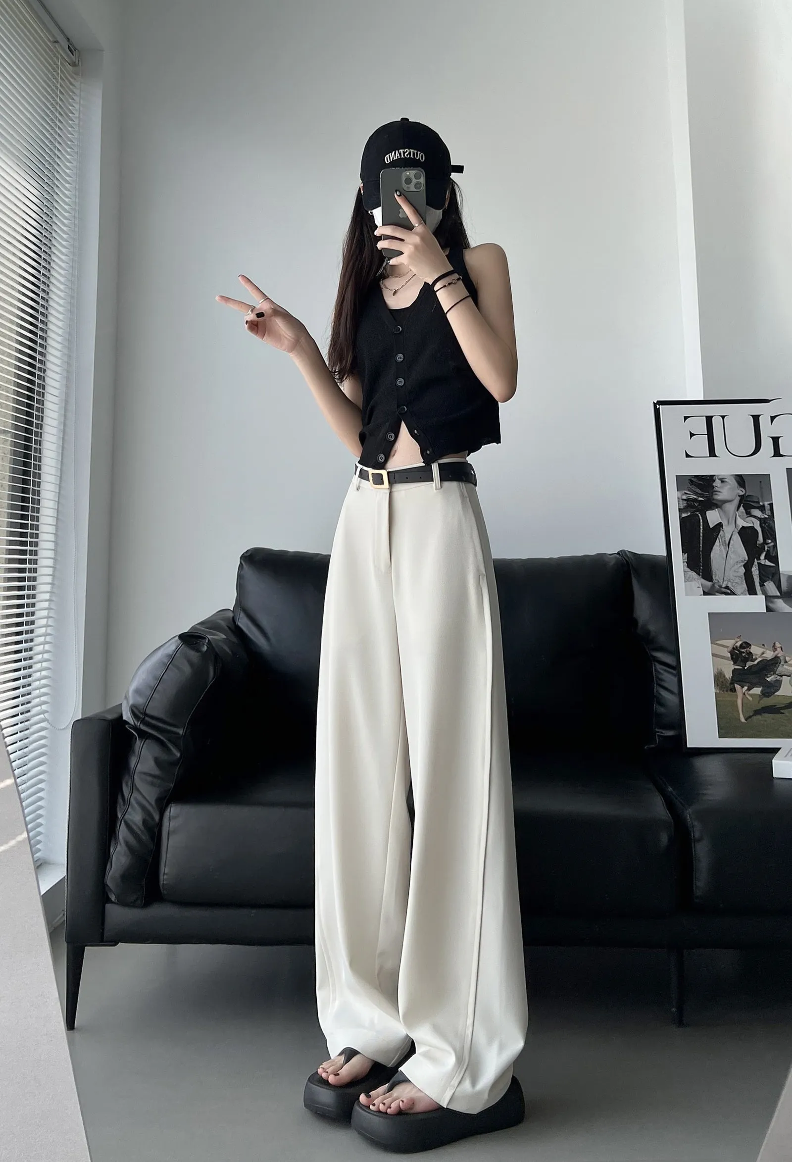 Fashionable and Breezy Casual Women's Straight Leg Pants for Everyday Wear