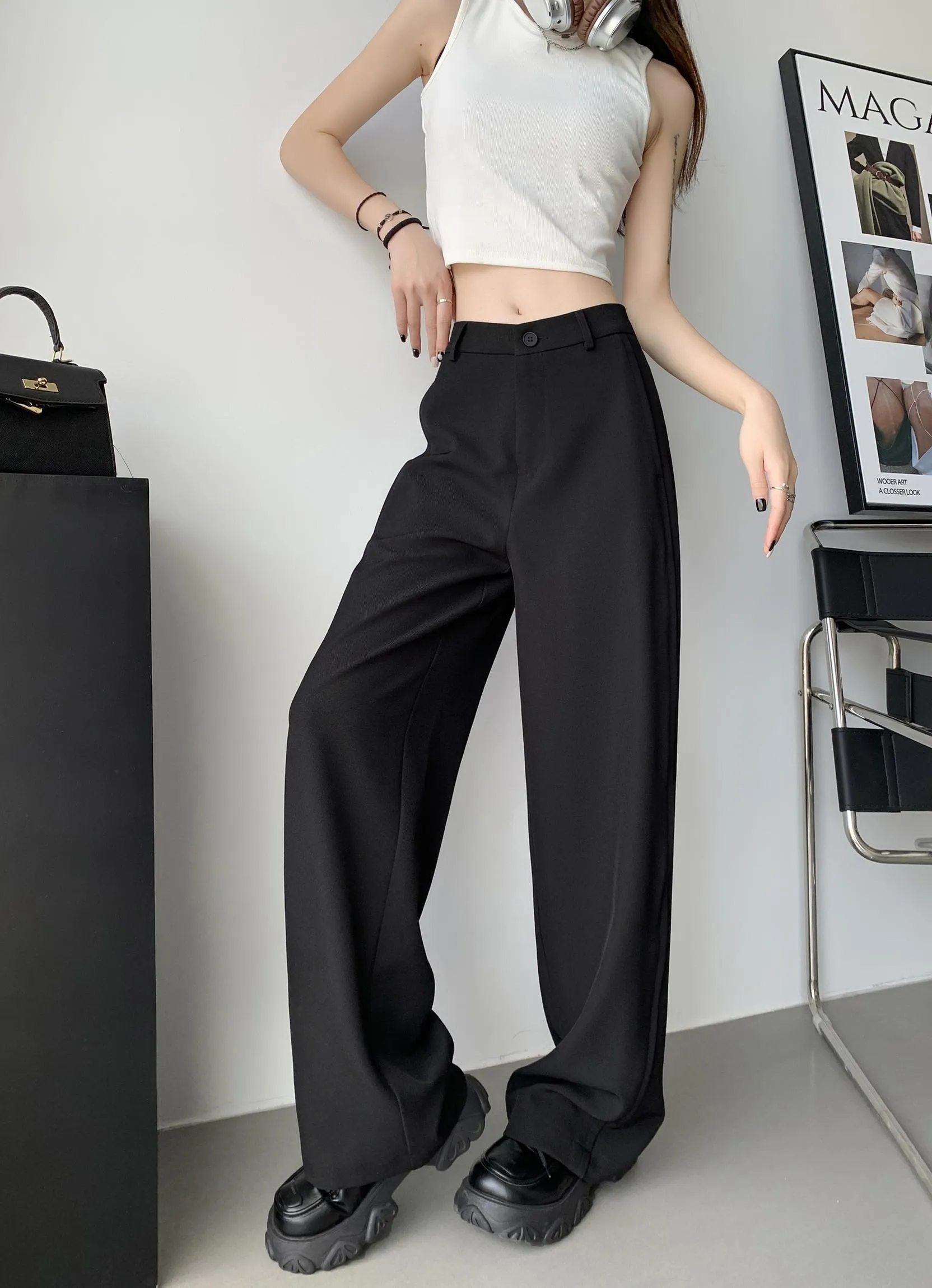 Fashionable and Breezy Casual Women's Straight Leg Pants for Everyday Wear