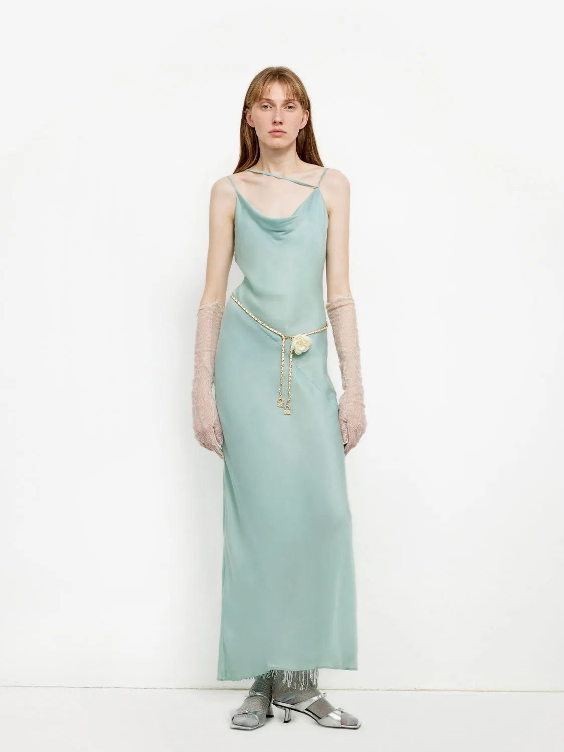 Fishtail Slip Dress