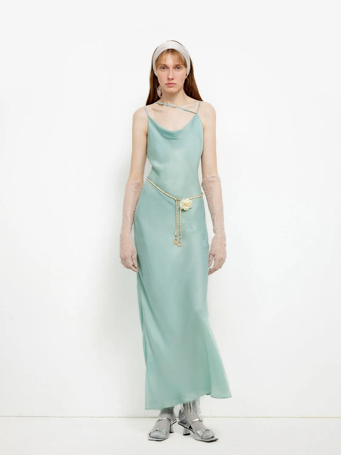 Fishtail Slip Dress