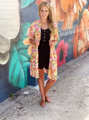 Floral Kimono