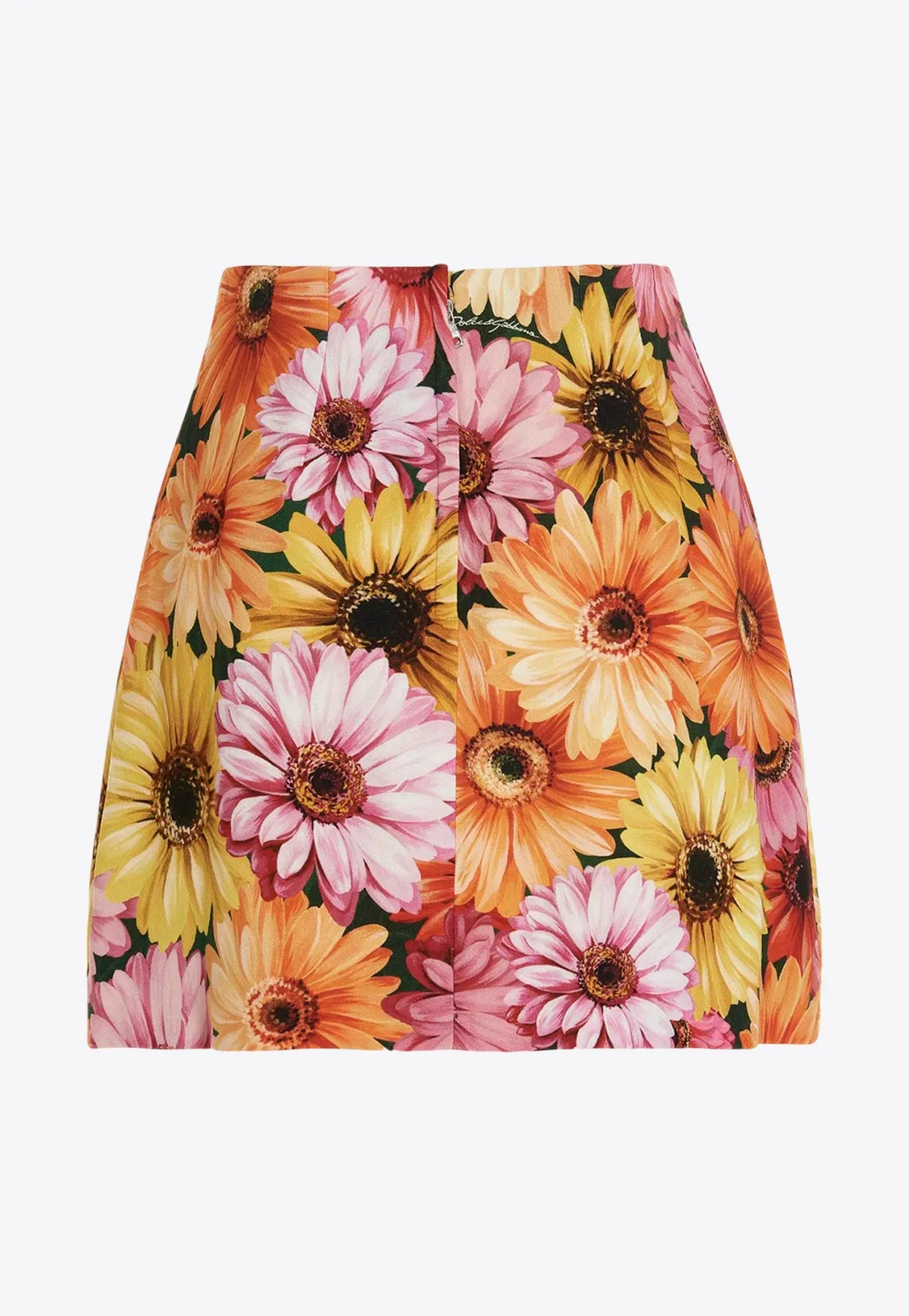 Floral Print Mini Skirt