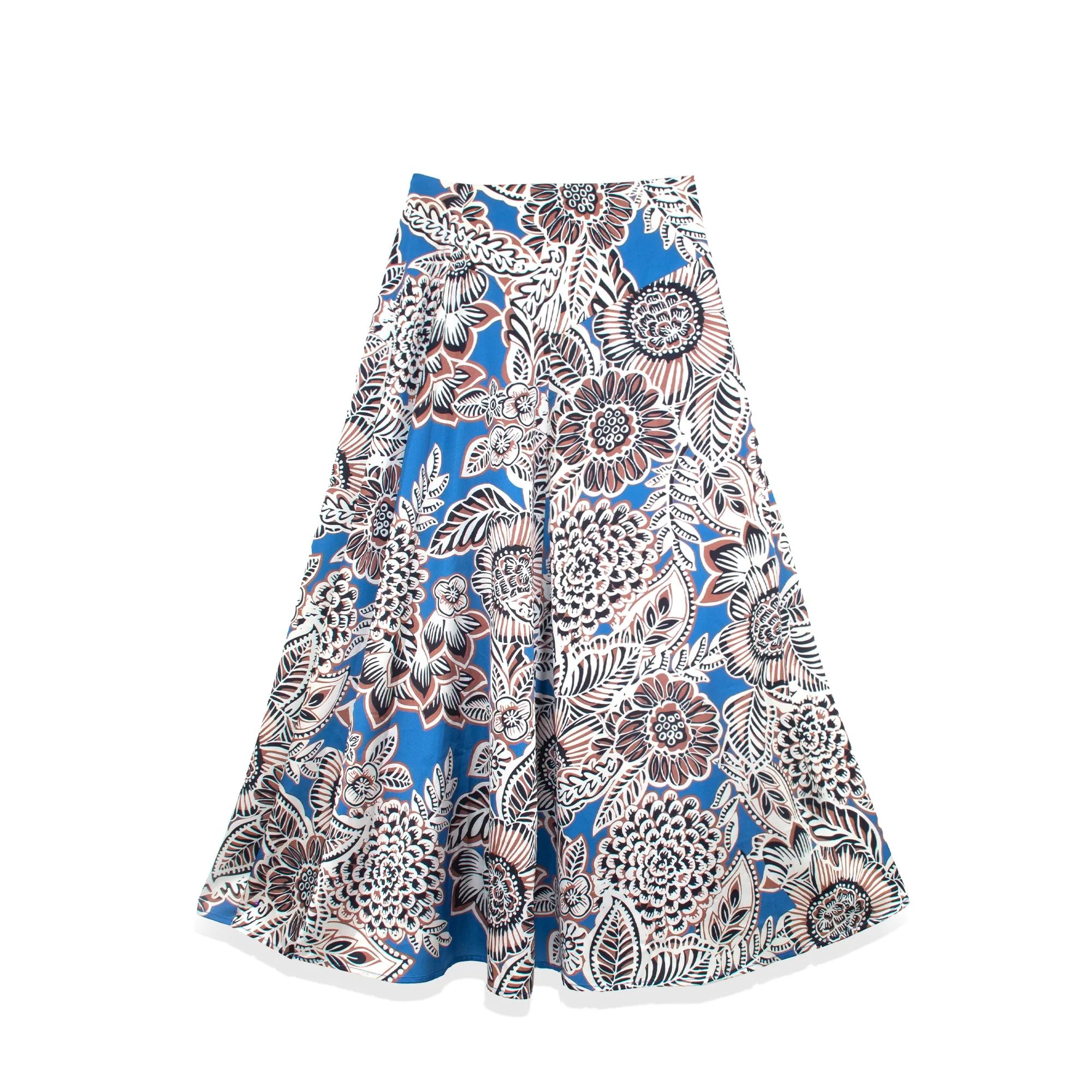 FLORAL PRINTED SLIP SKIRT