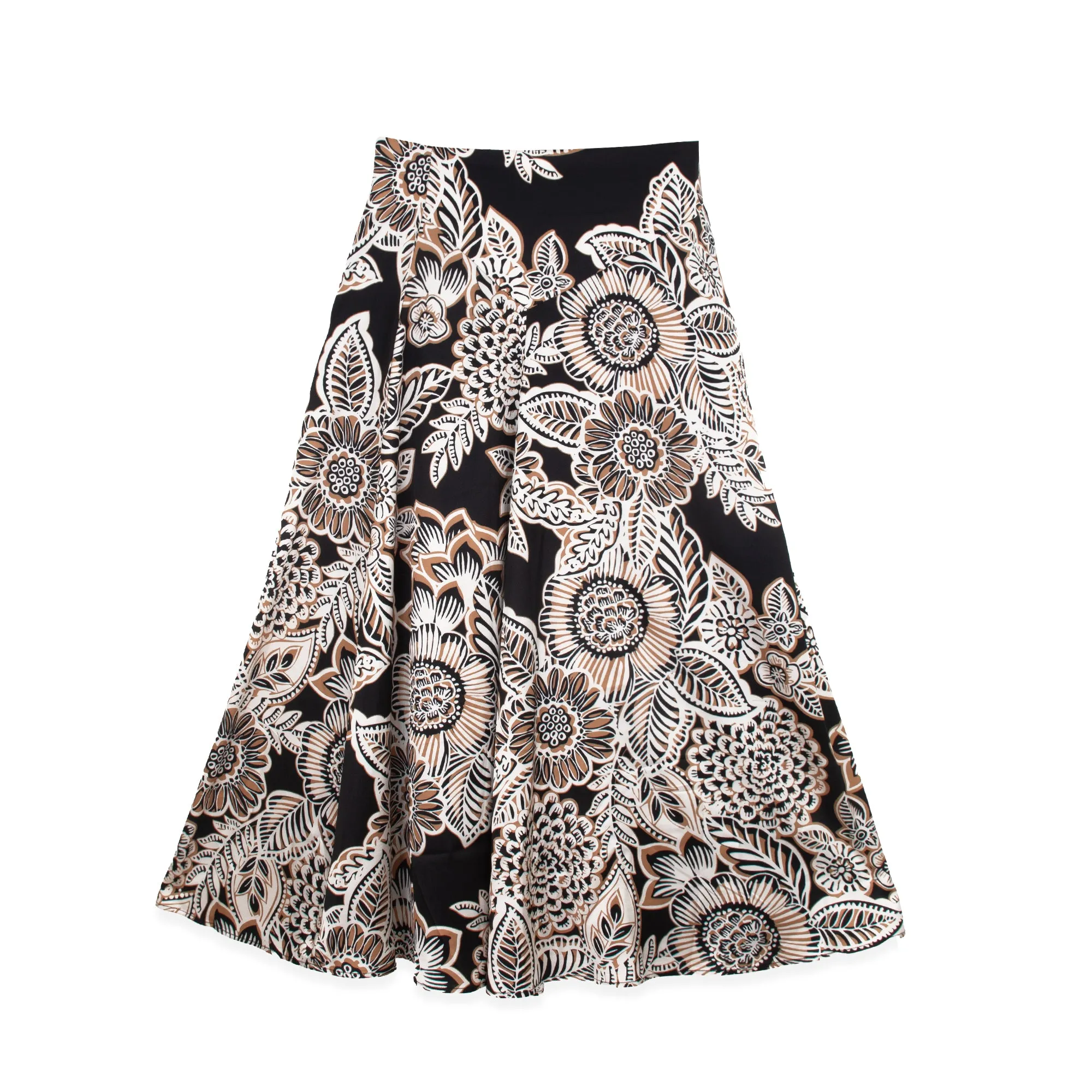 FLORAL PRINTED SLIP SKIRT