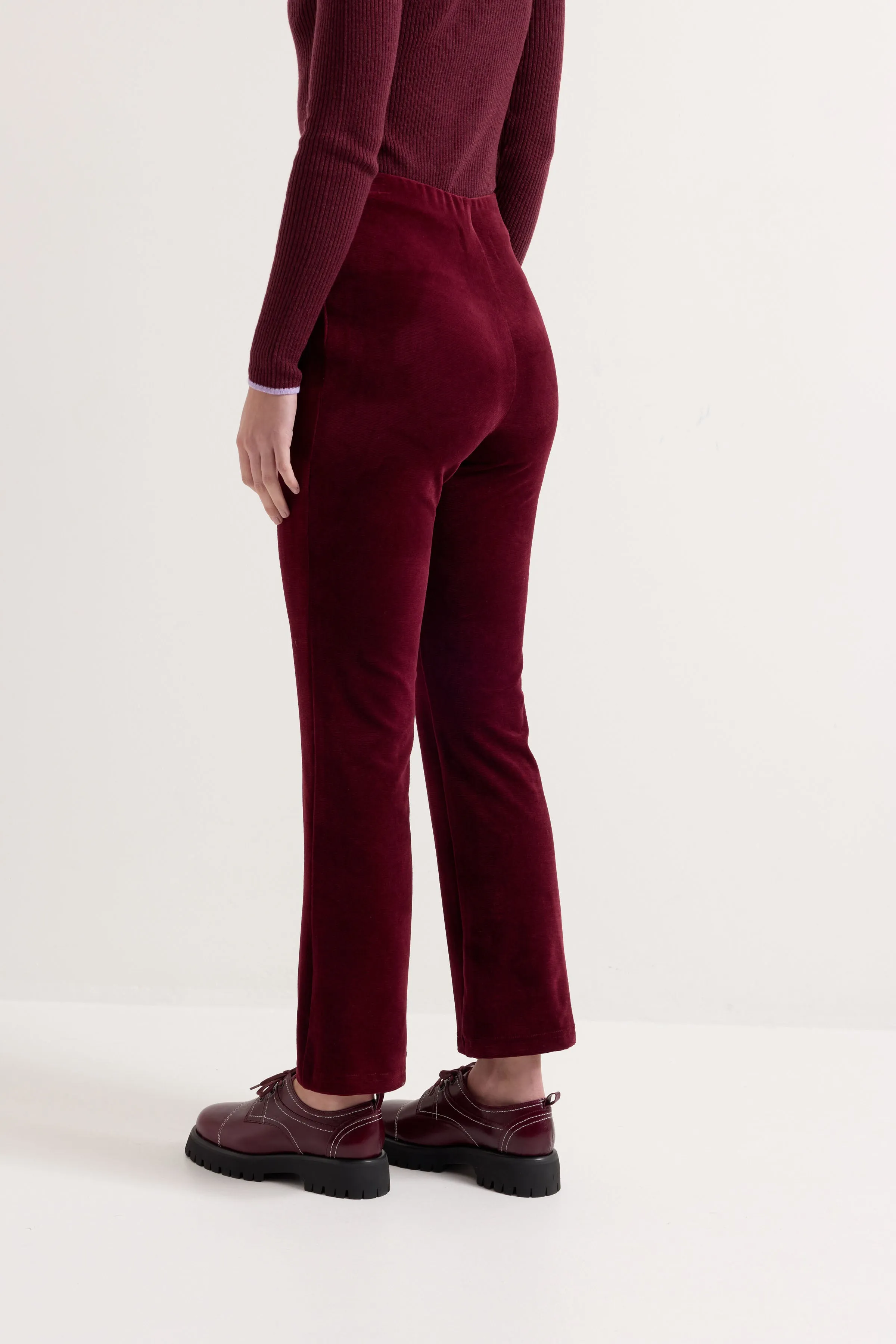 Flux Pant - Garnet Velour