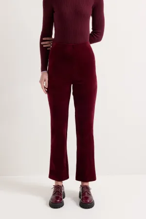 Flux Pant - Garnet Velour
