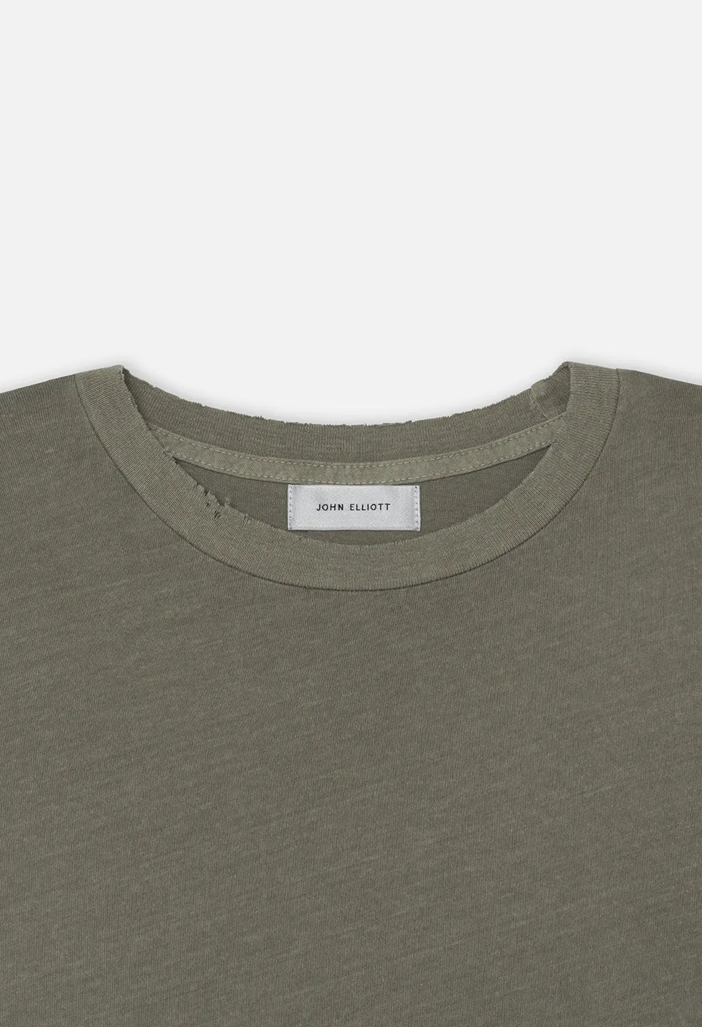 Folsom Cropped Tee / Vintage Army