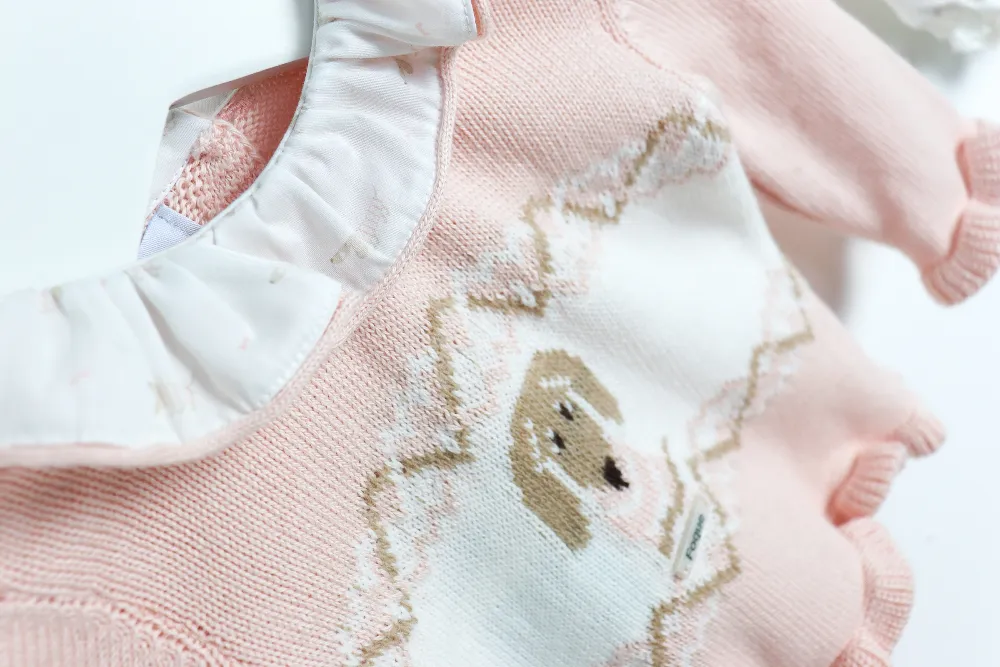 Foque Girls Knitted Jumper and Jam Pants