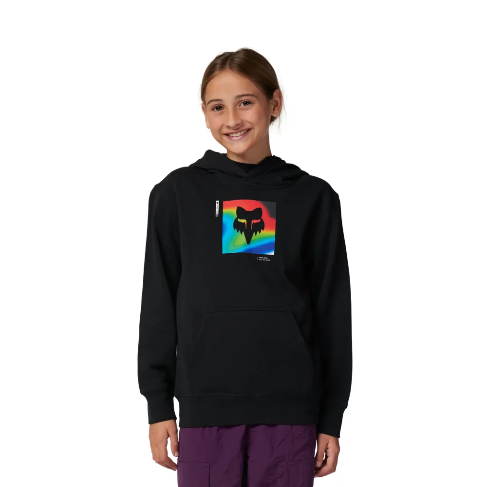 Fox Youth Scans Fleece Pullover Hoody - Black