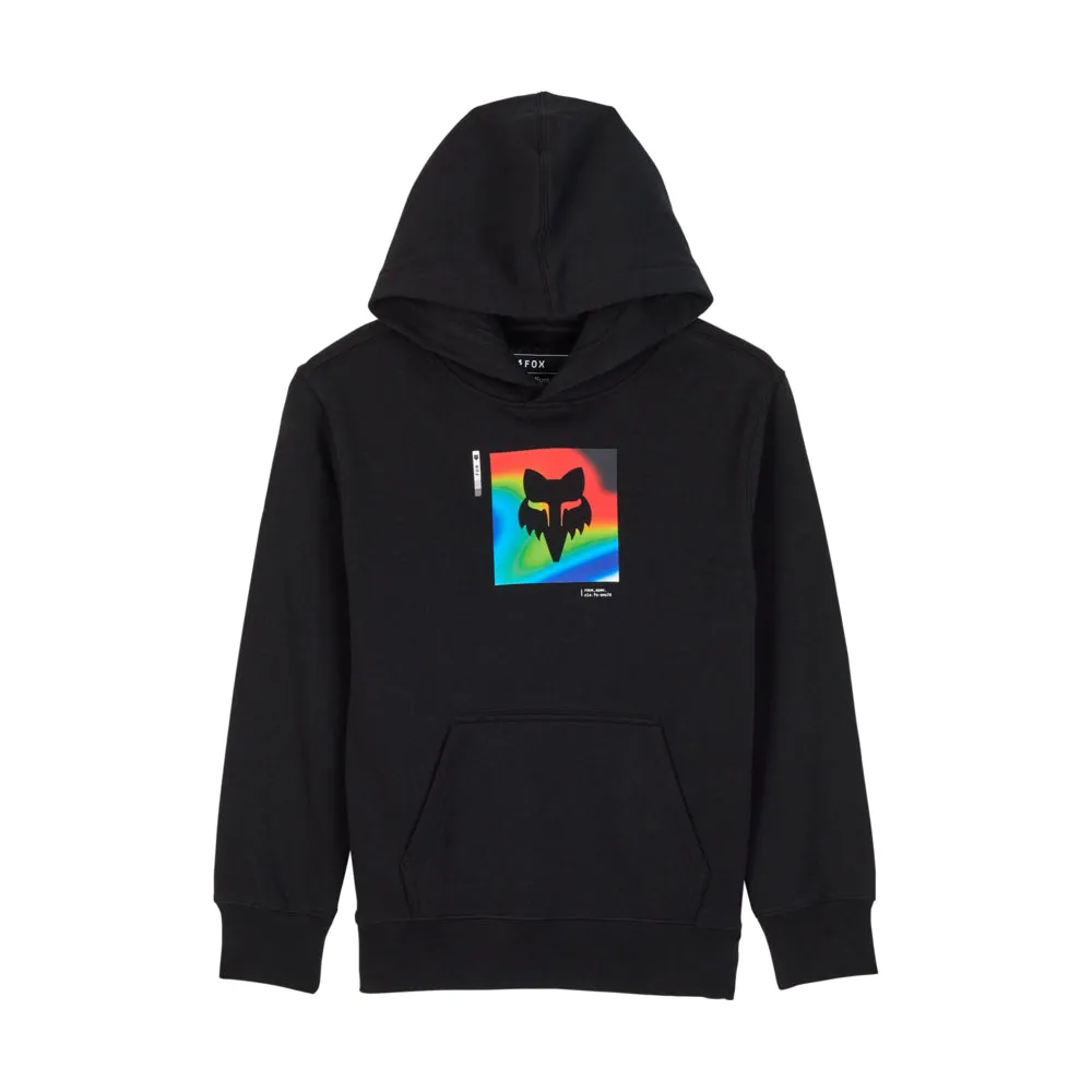 Fox Youth Scans Fleece Pullover Hoody - Black