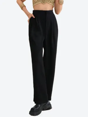 Free Shipping High Waist Slim Wide Leg Long Pants