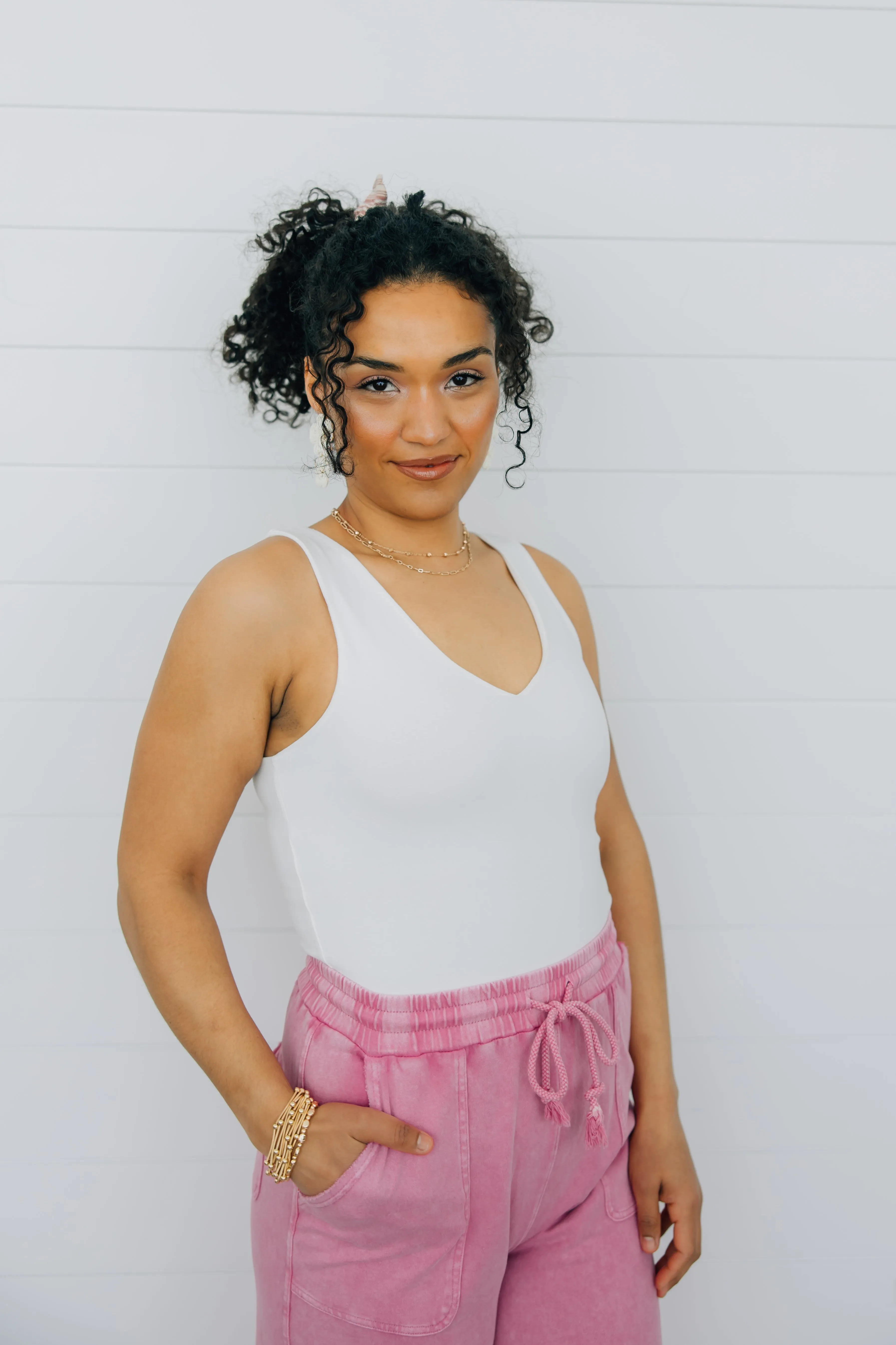 French Terry Wide Leg Pants