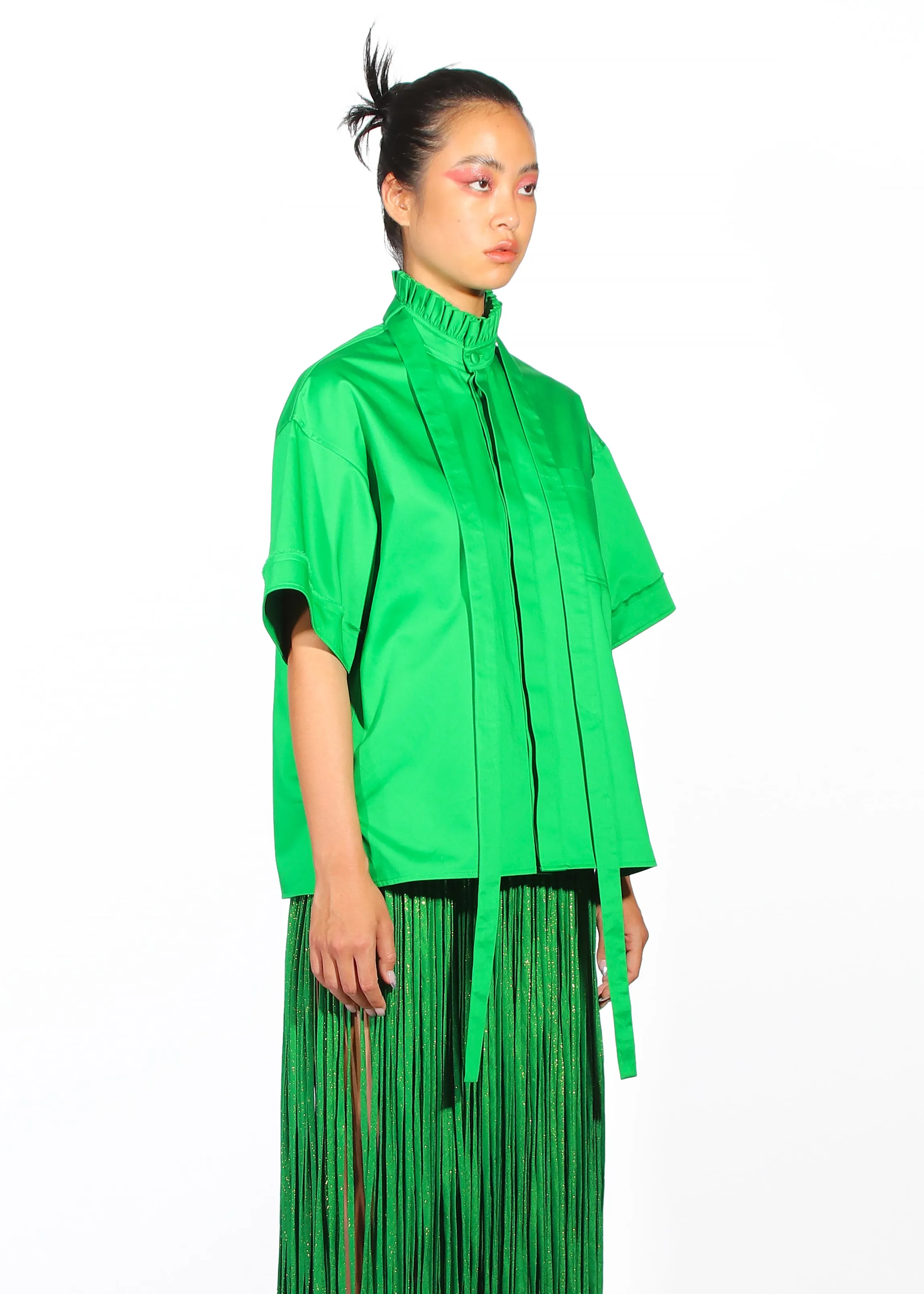 Frill Boxy Shirt