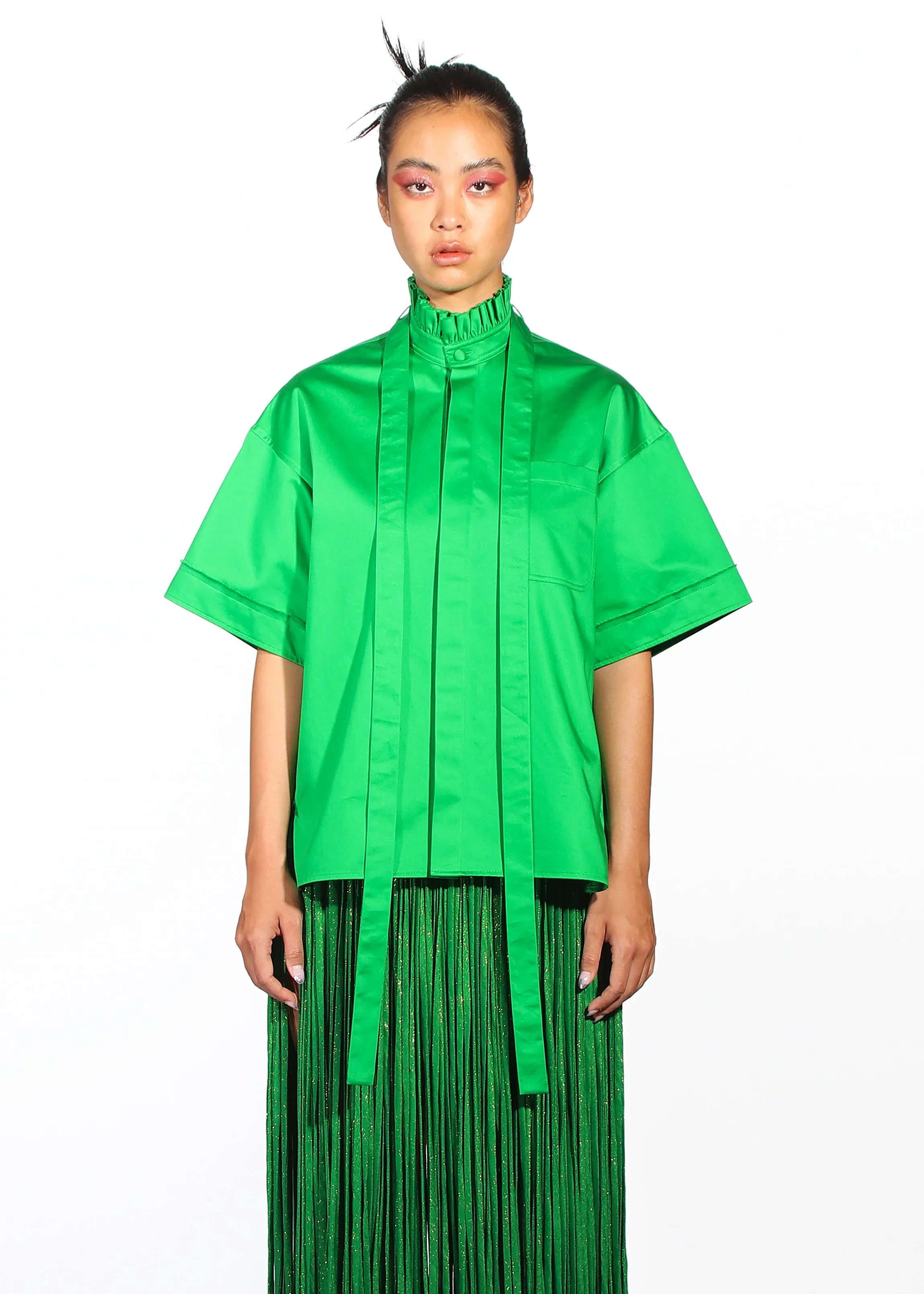 Frill Boxy Shirt