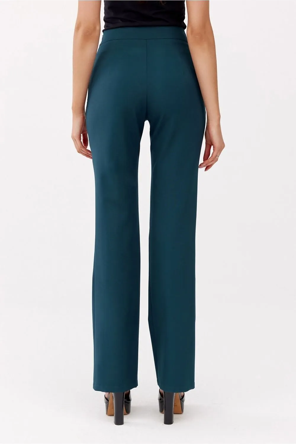Gently Widening Straight Leg Trousers