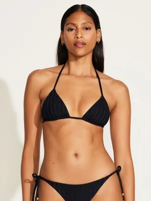 Gia Triangle in Black SuperRib