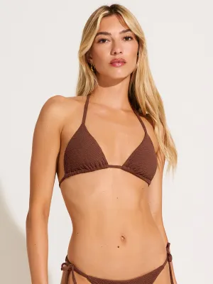 Gia Triangle Top in Brick Riviera Ripple
