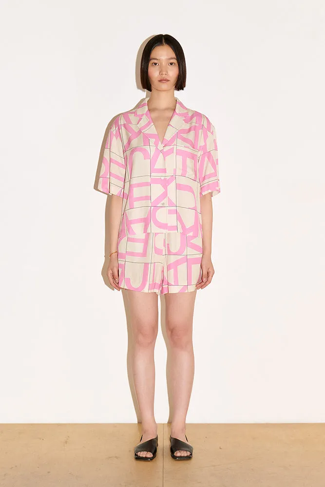 GIANNA Shirt | Pink Print