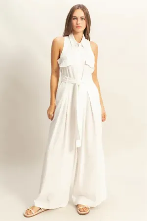 Gina Wide Leg Jumpsuit