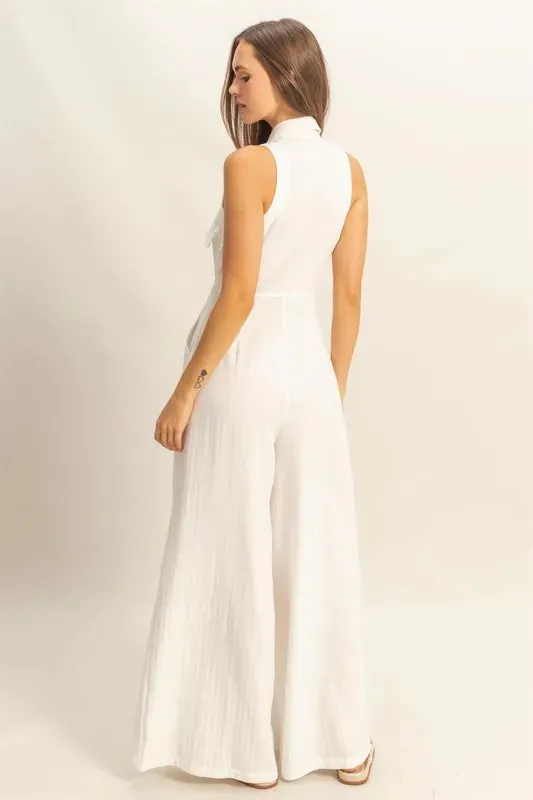Gina Wide Leg Jumpsuit