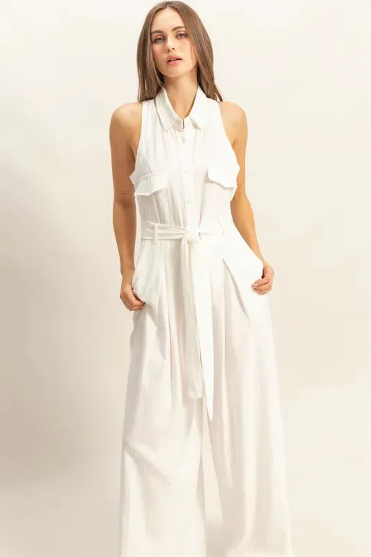 Gina Wide Leg Jumpsuit