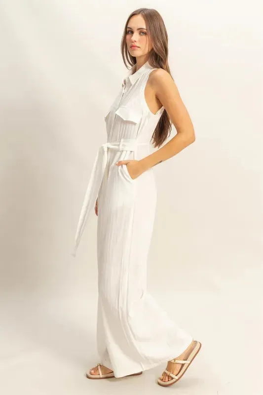 Gina Wide Leg Jumpsuit