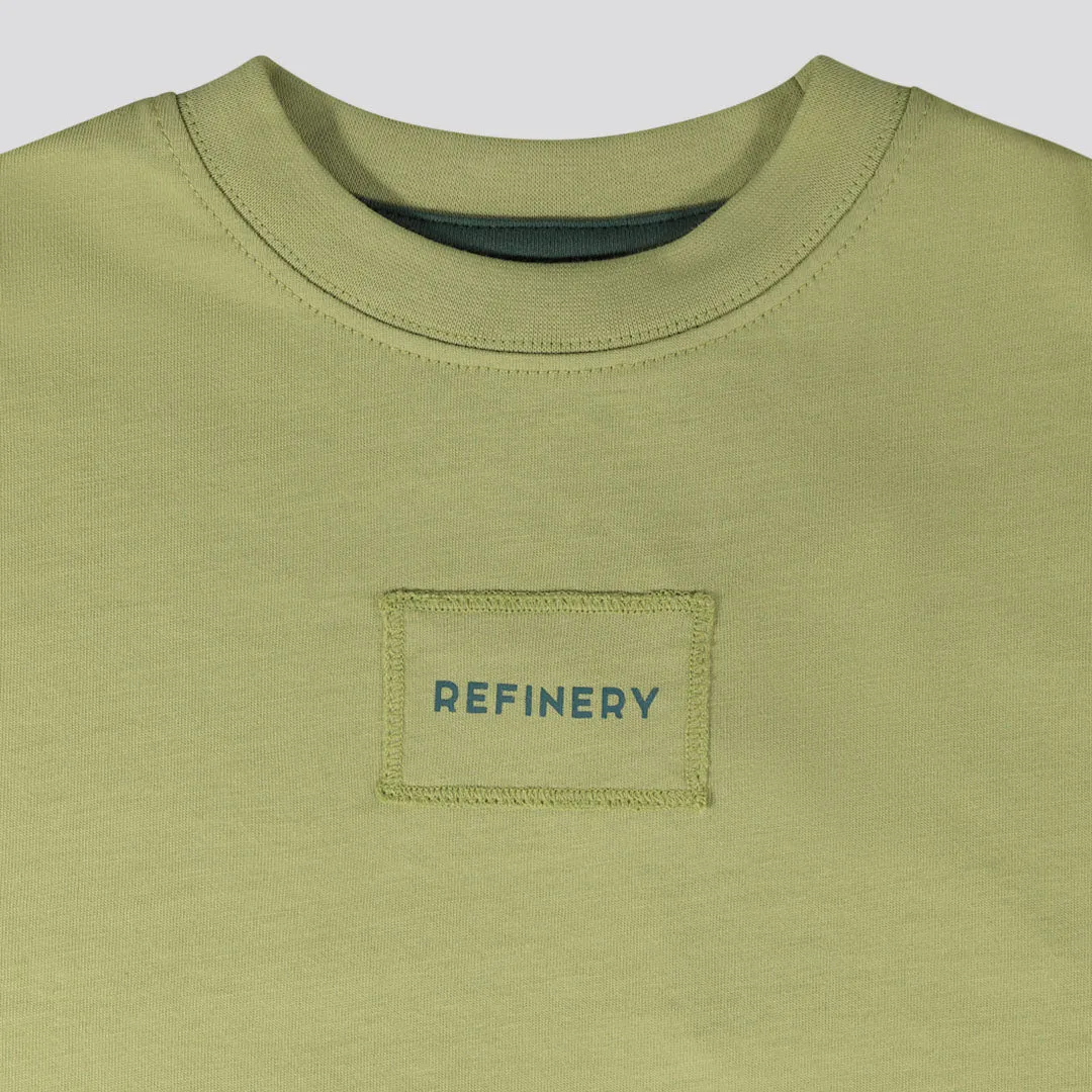 Girls Boxy Tee _ 154825 _ Green