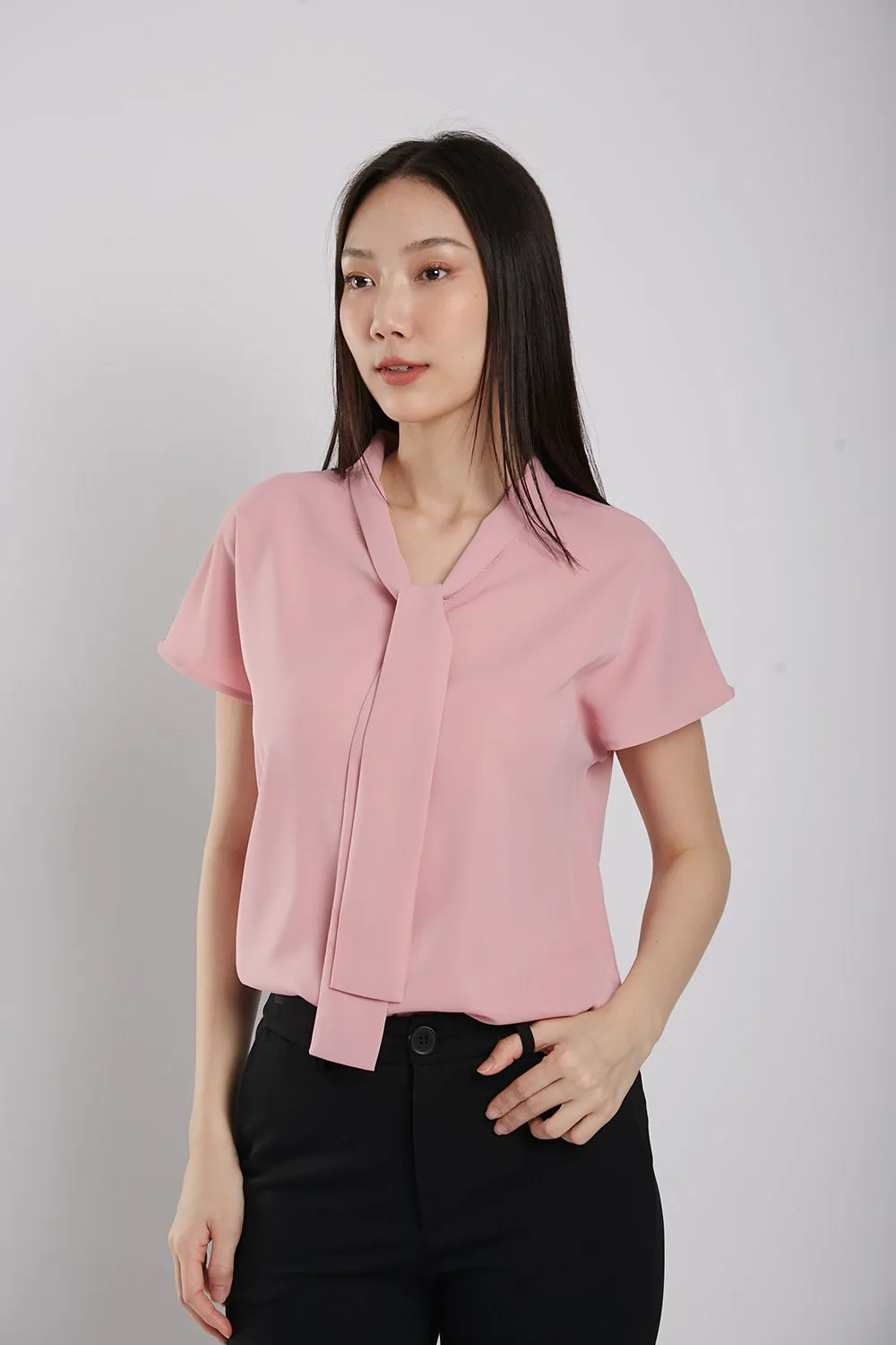 Graciela Blouse in Dust Pink
