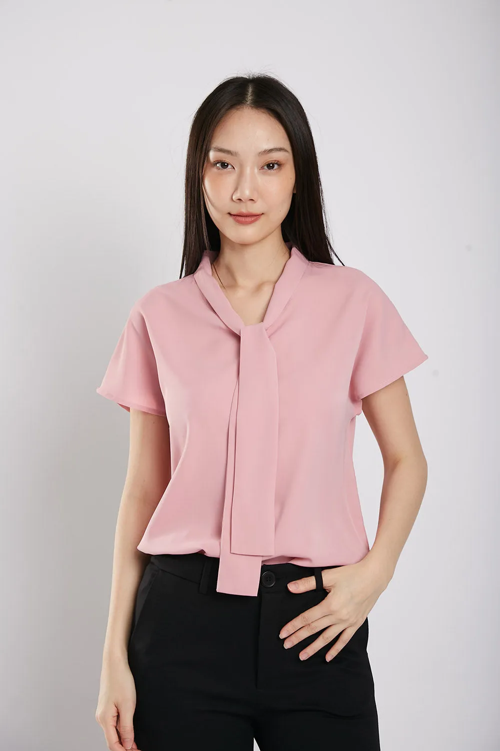 Graciela Blouse in Dust Pink