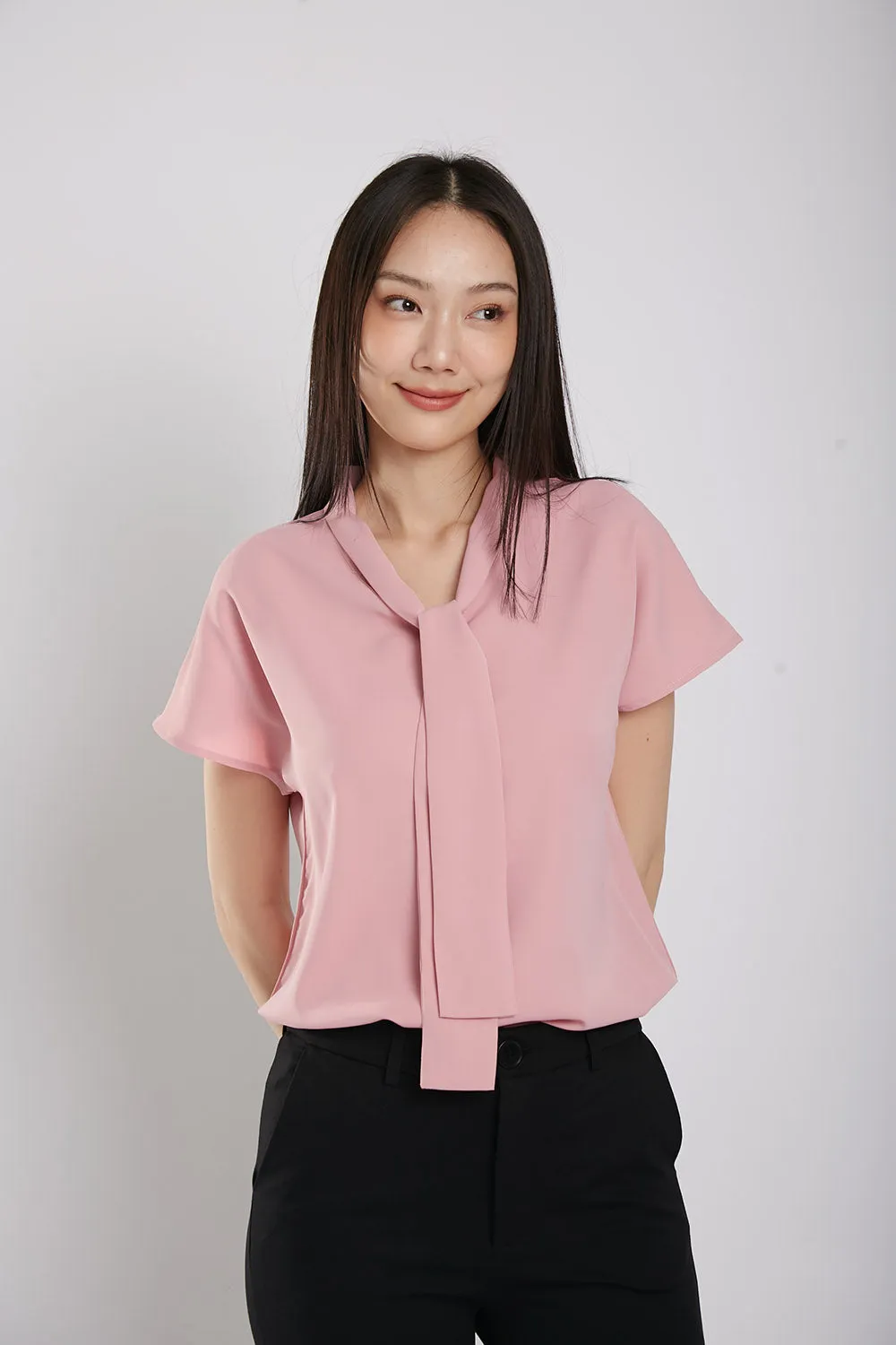 Graciela Blouse in Dust Pink