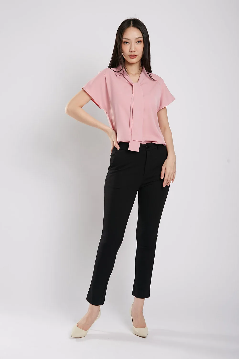 Graciela Blouse in Dust Pink