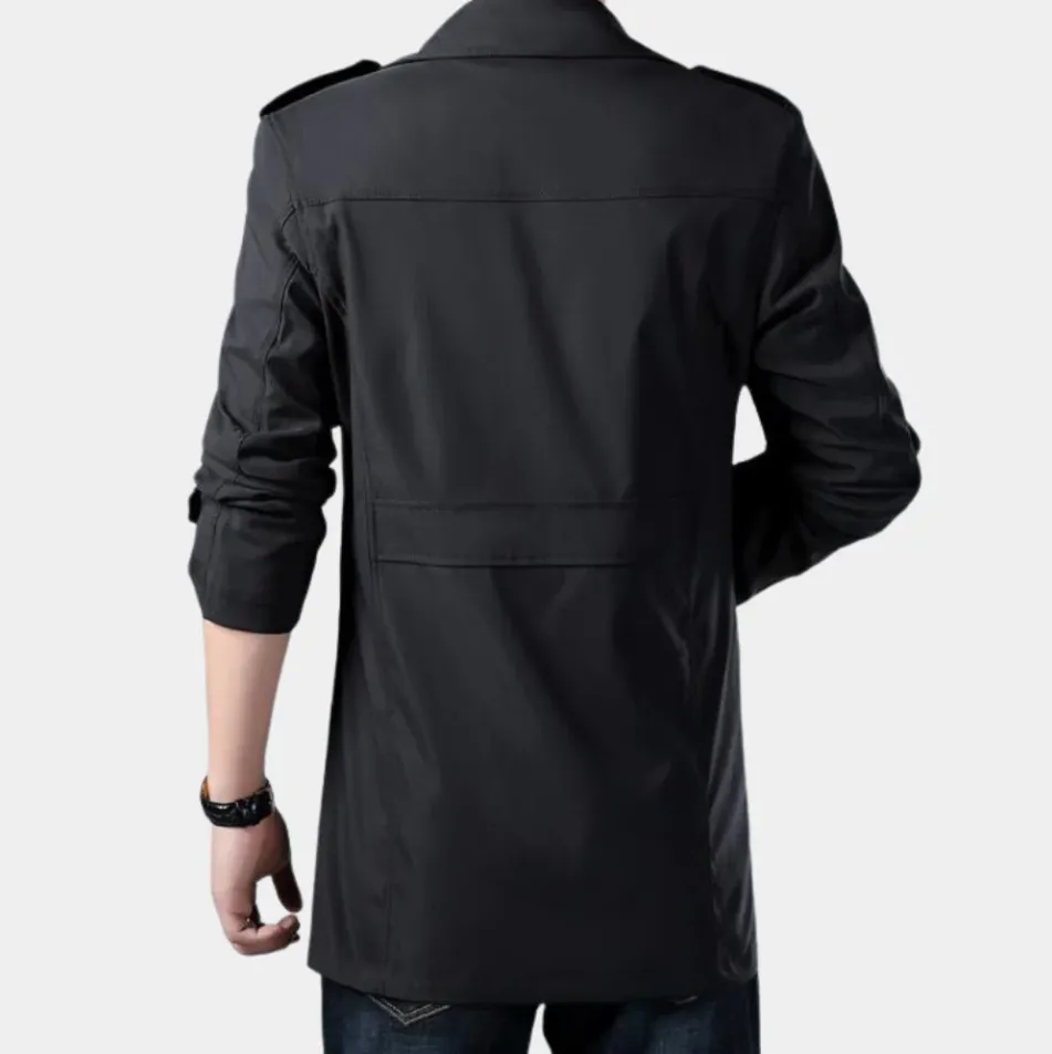 Gregorio - elegant classic trench coat for the modern man