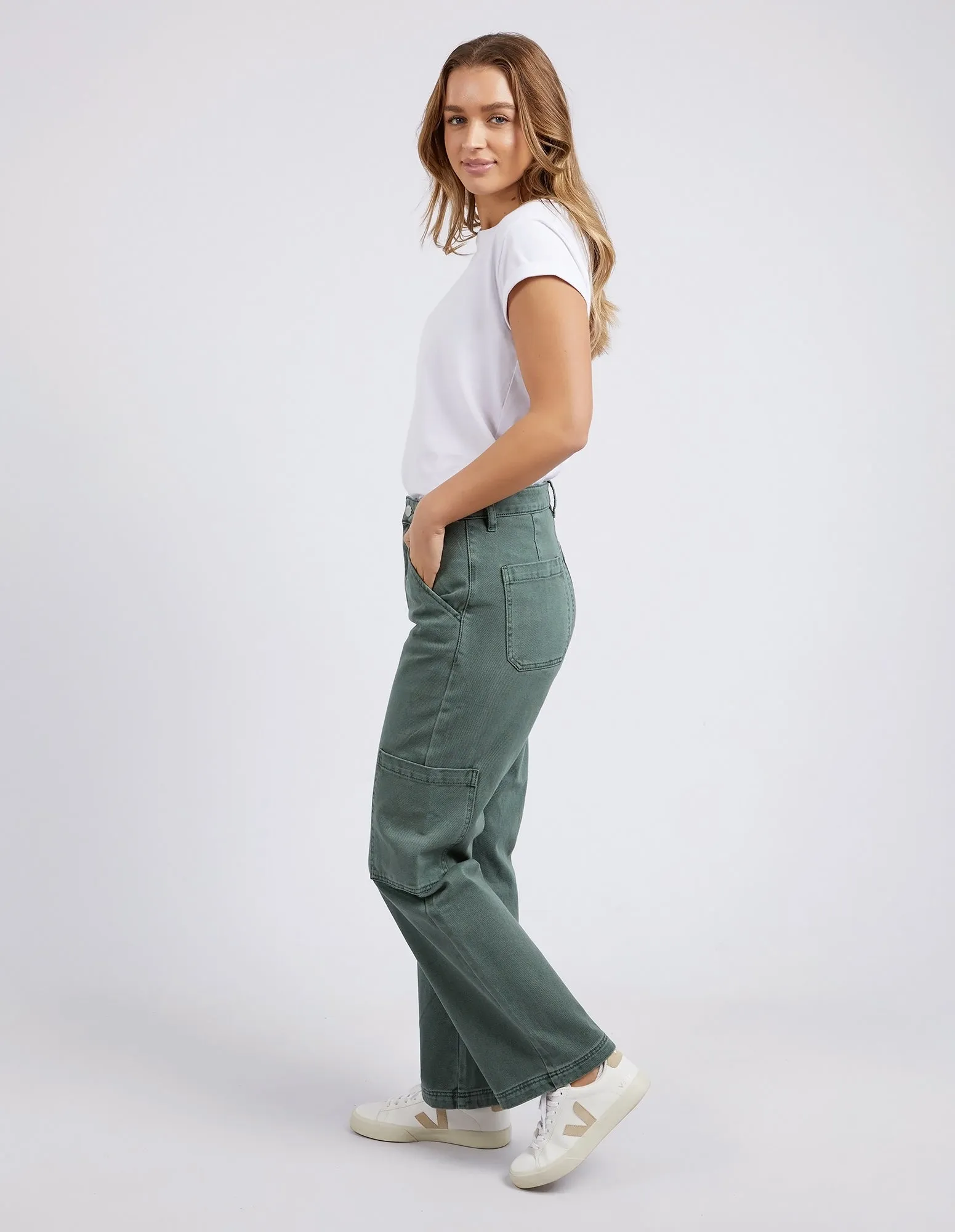 GRETA CARGO JEAN || KHAKI