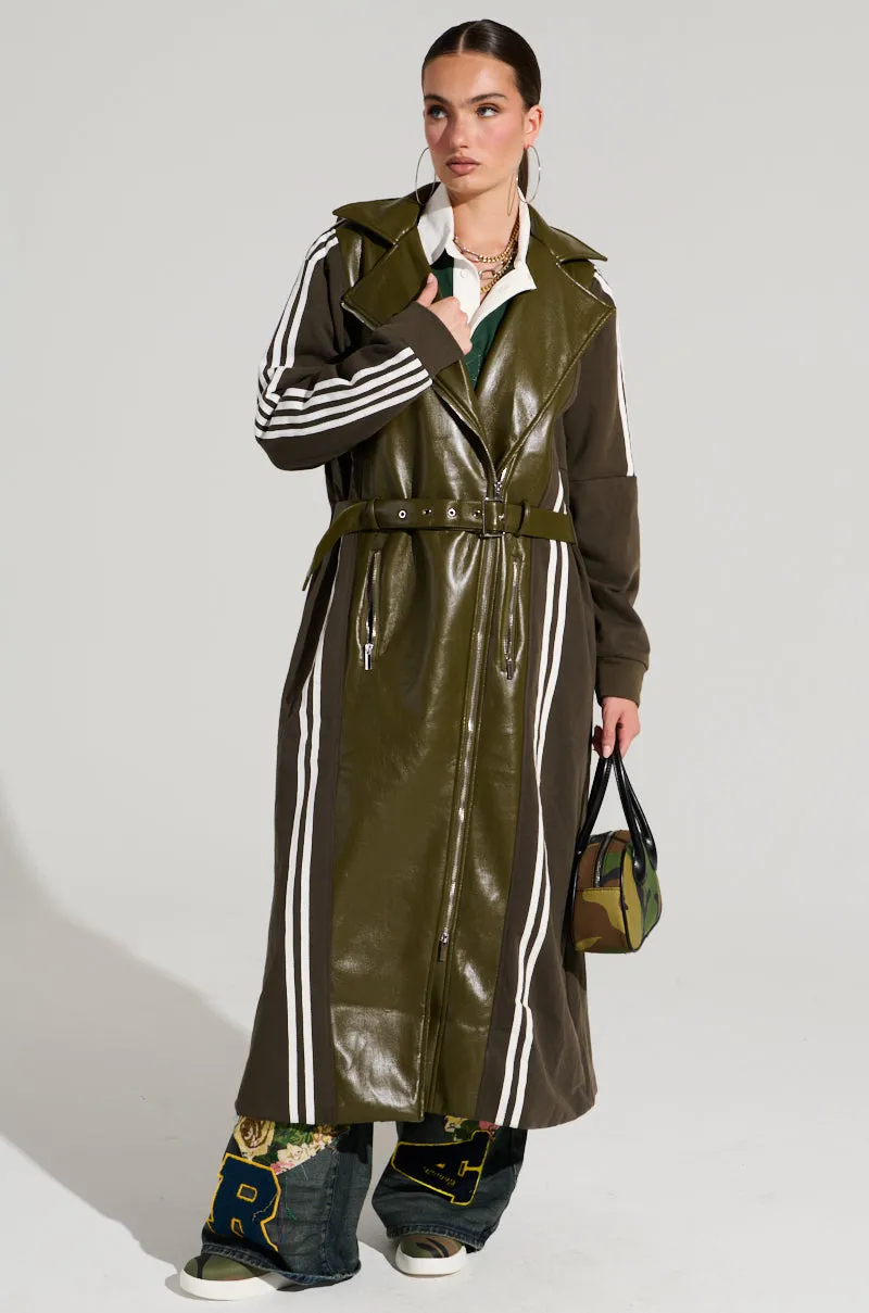HADLEY MIXED MEDIA TRENCH