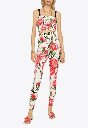 Happy Garden Cropped Top