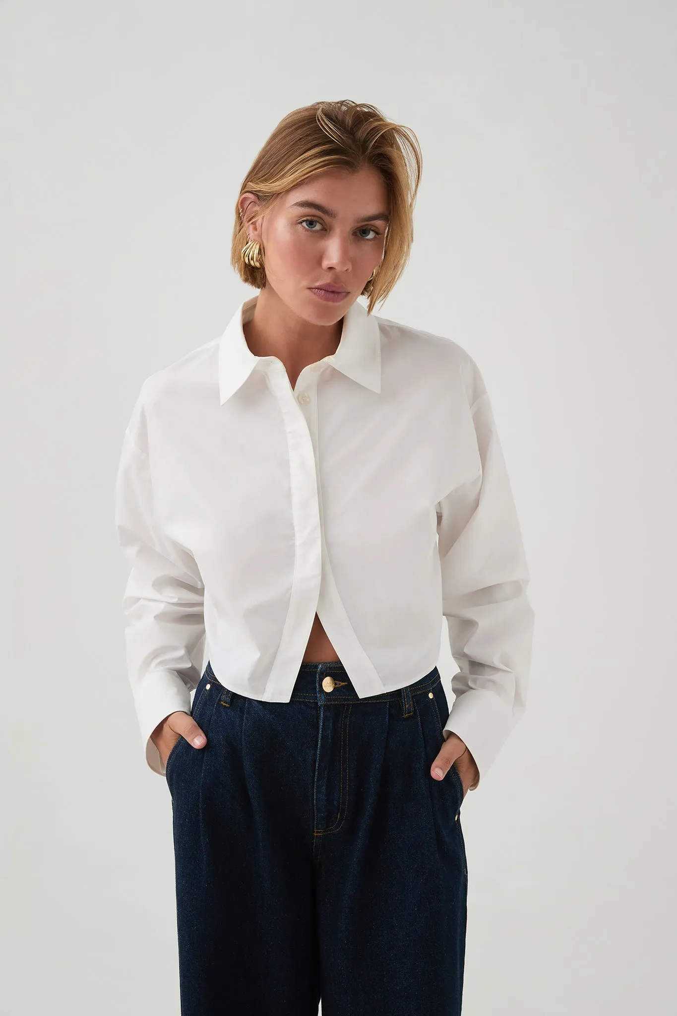 Havana Cropped Shirt