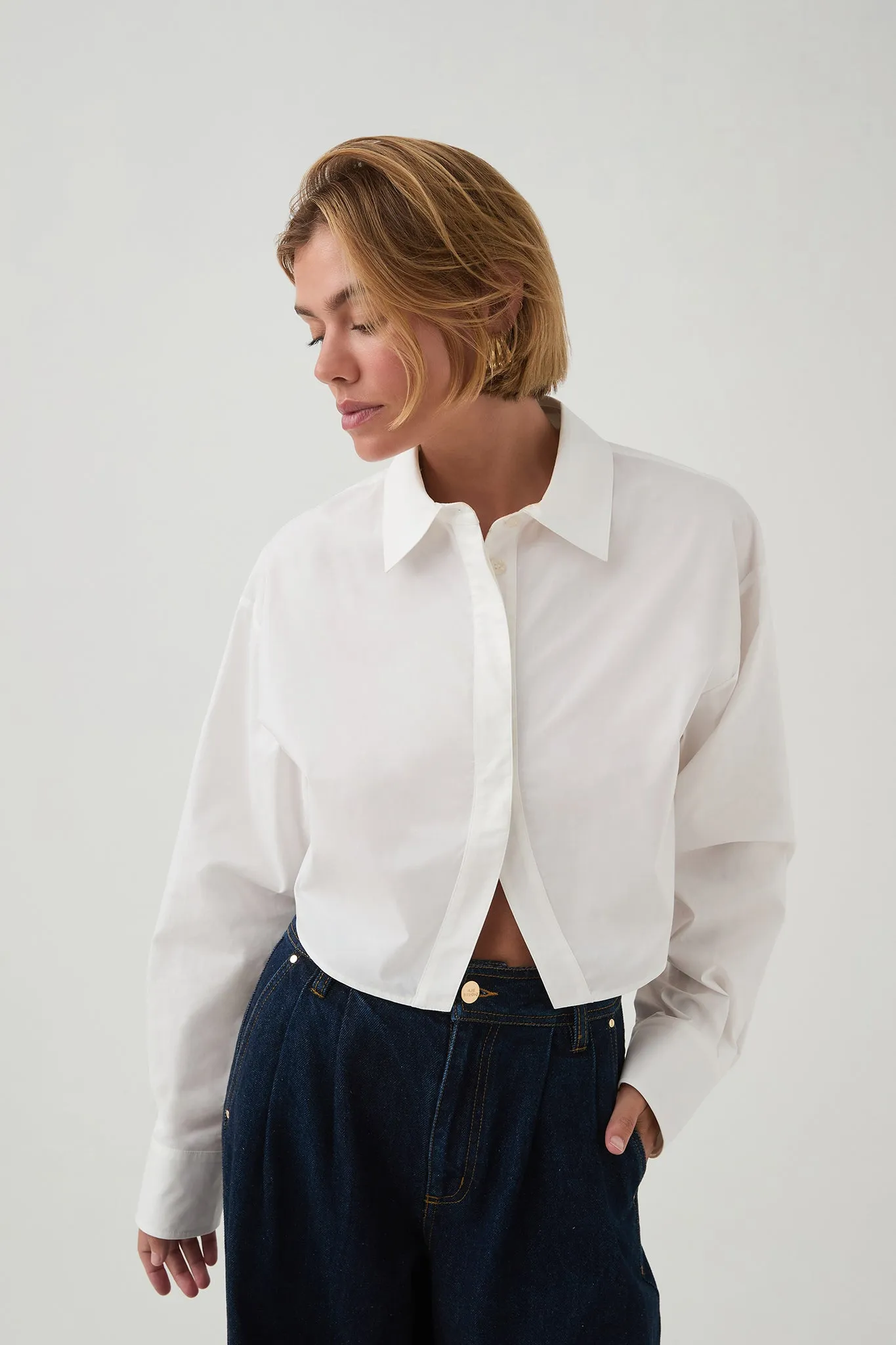 Havana Cropped Shirt