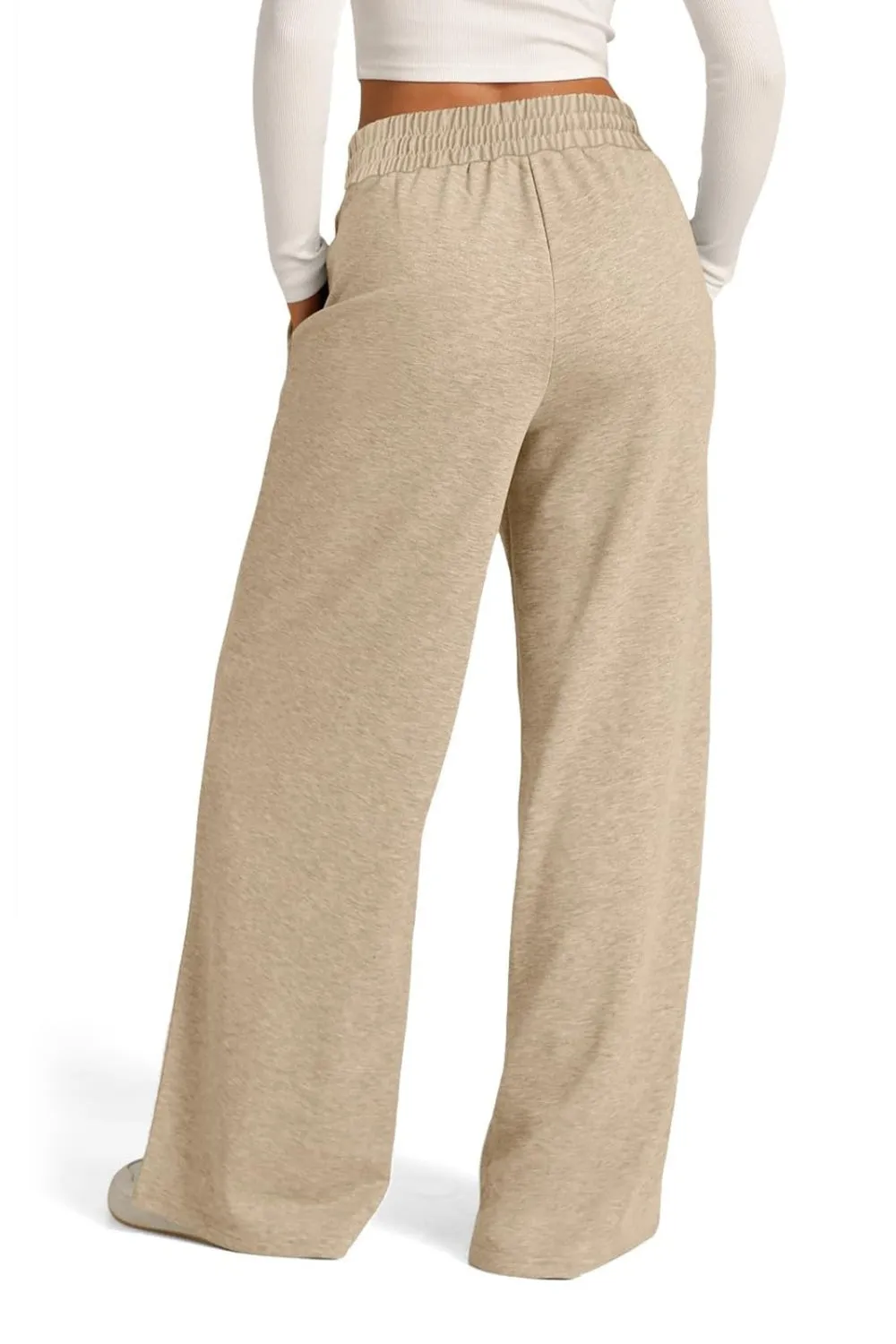 Hazel Blues® |  Drawstring Elastic Waist Wide Leg Pants