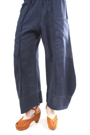 Hemp Denim Pinch Seam Pant Indigo-3264B